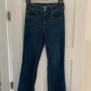 High waisted artist flare